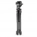 Manfrotto 290 Xtra Alu 3-Section Tripod Kit with 128RC Fluid Video Head
